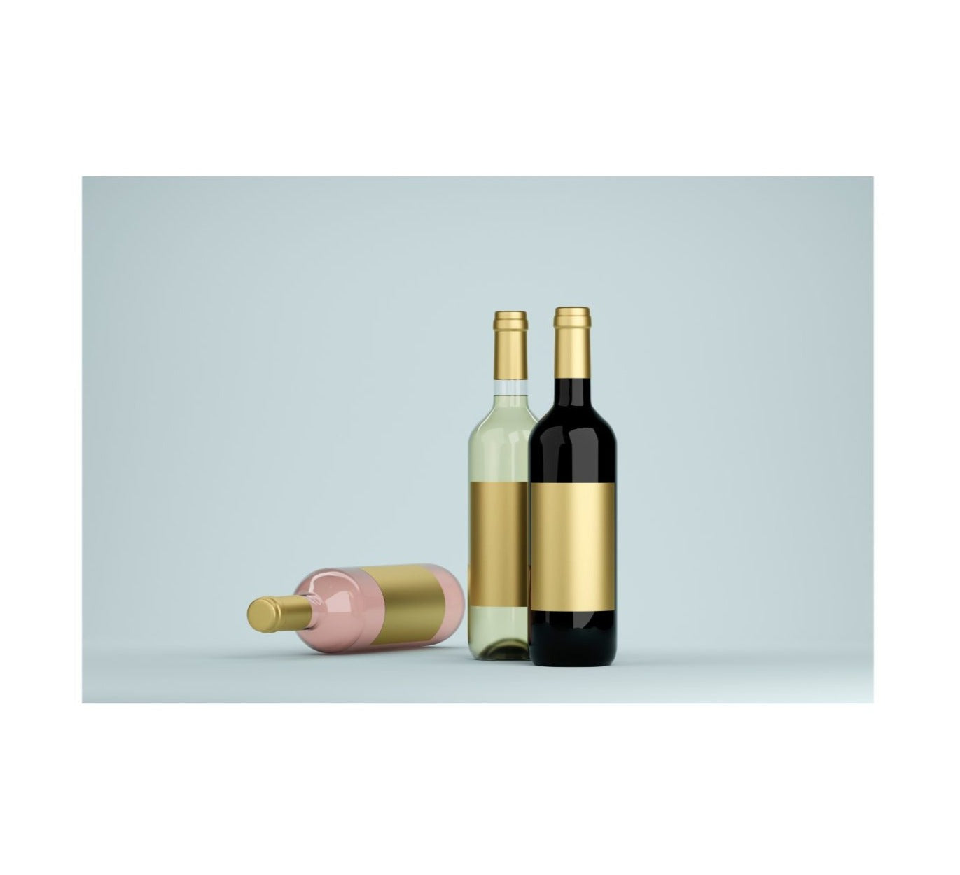 Silver & Gold (Satin) A4 Labels