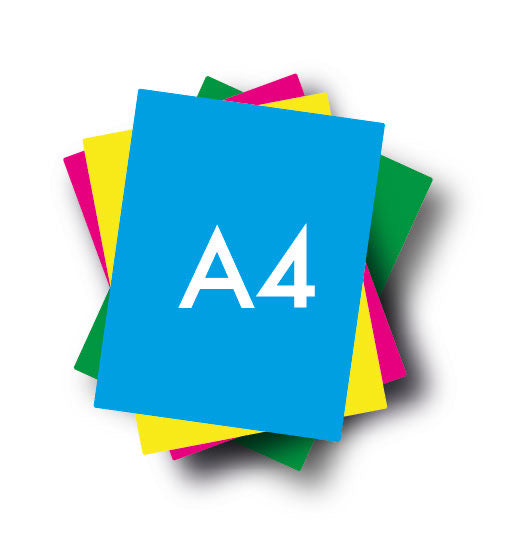 A4 Coloured Labels - 200 Sheets