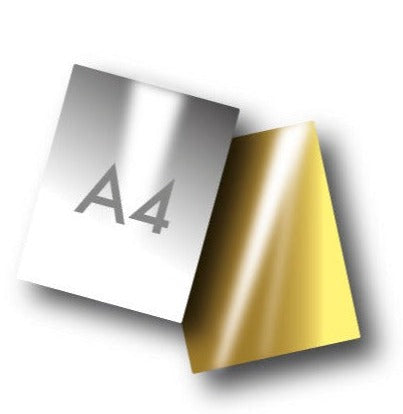 Silver & Gold (Satin) A4 Labels